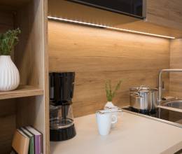 Küche Leo Apartments