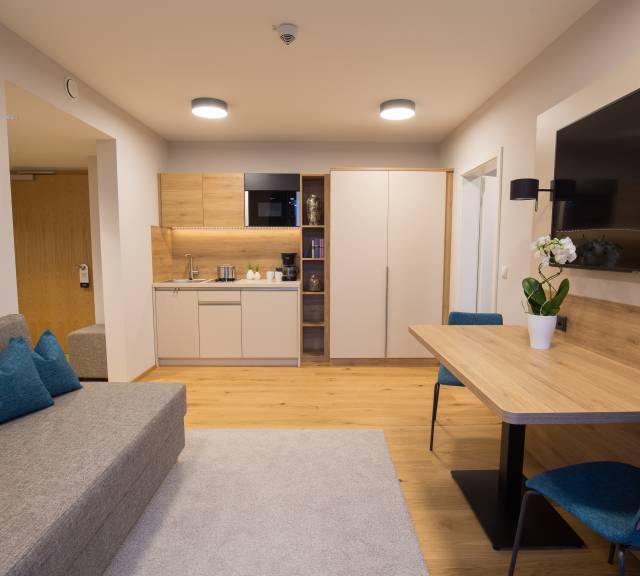 Wohnbereich Leo Apartments