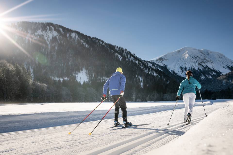 Langlaufen Skaten in Bayrischzell